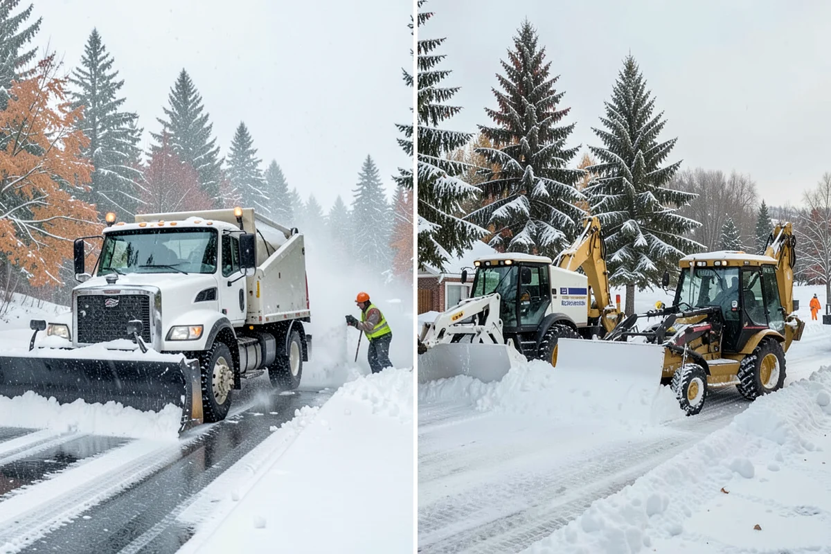 Self-Storage Facility Deicing in Enumclaw, King County, WA - Map drive aisles, busy unit rows, and the office entrance