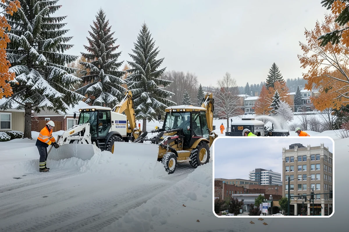 Self-Storage Facility Deicing in Everett, Snohomish County, WA - Keeps customers safe hauling carts to storage units