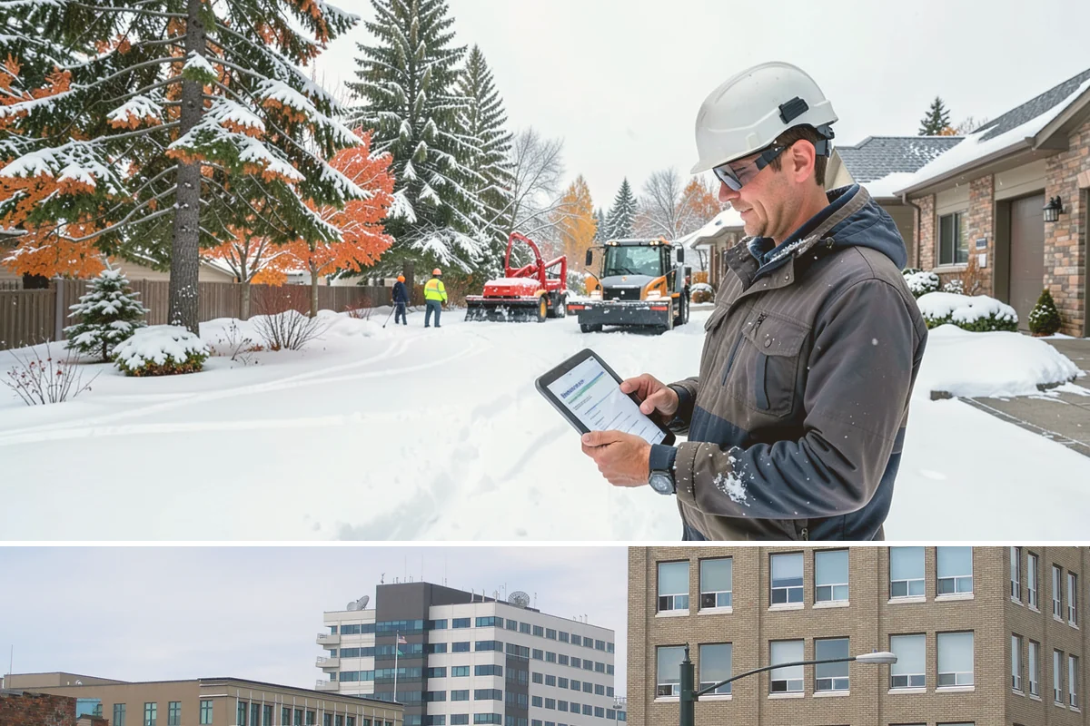 Self-Storage Facility Deicing in Everett, Snohomish County, WA - Deicing runs through winter, with added attention during freezing-rain events that glaze the facility's exposed drive aisles...