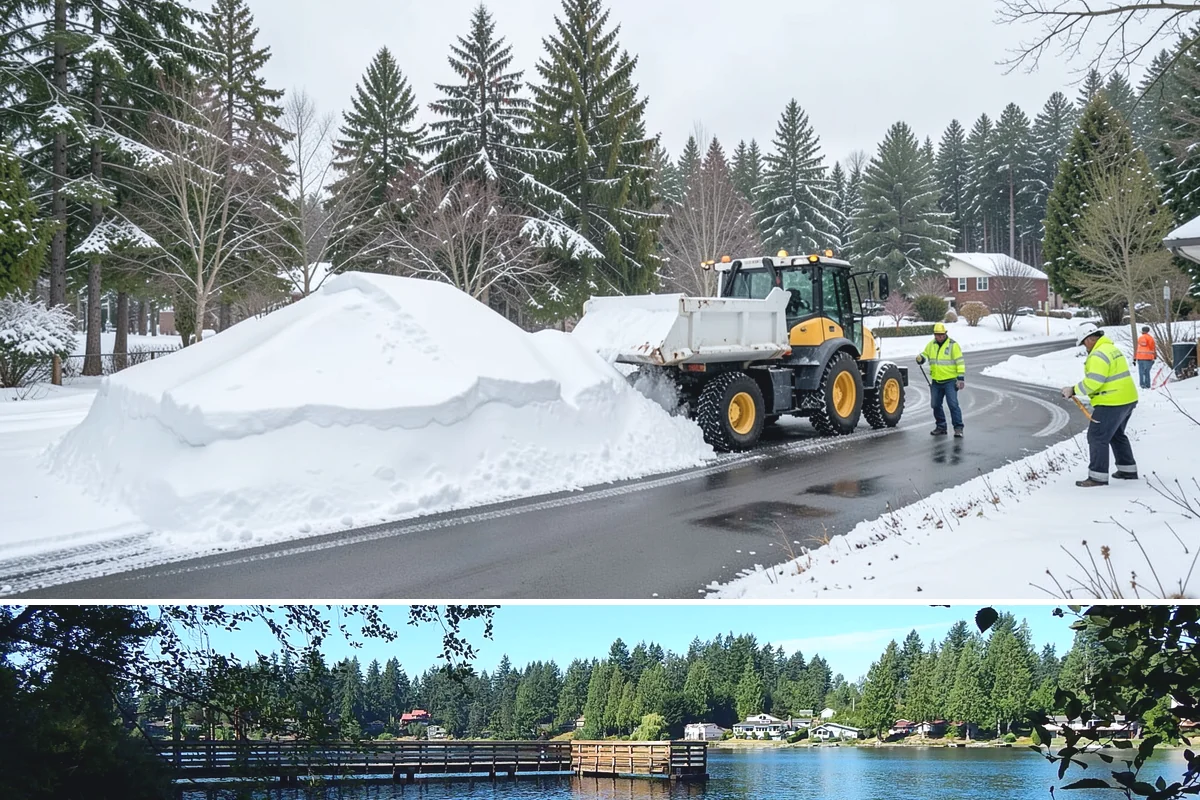 Self-Storage Facility Deicing in Federal Way, King County, WA - Deicing runs through winter, with added attention during freezing-rain events that glaze the facility's exposed drive aisles...