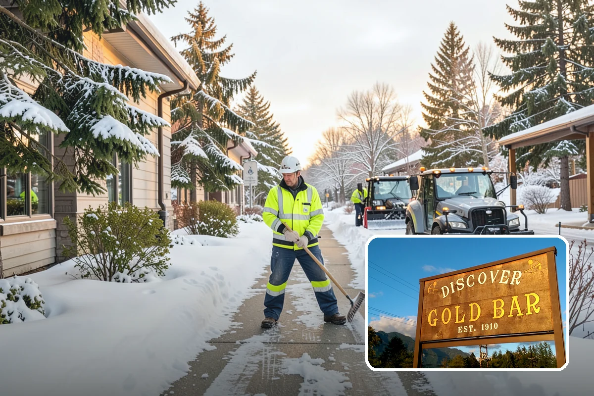 Self-Storage Facility Deicing in Gold Bar, Snohomish County, WA - Keeps customers safe hauling carts to storage units