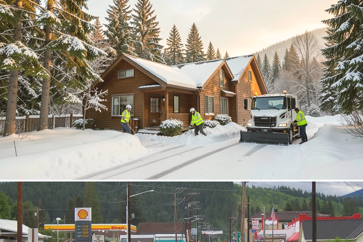 Self-Storage Facility Deicing in Granite Falls, Snohomish County, WA - Deicing runs through winter, with added attention during freezing-rain events that glaze the facility's exposed drive aisles...