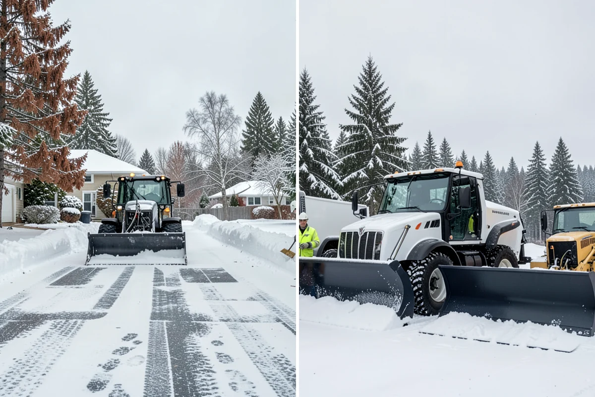 Self-Storage Facility Deicing in Hunts Point, King County, WA - Map drive aisles, busy unit rows, and the office entrance