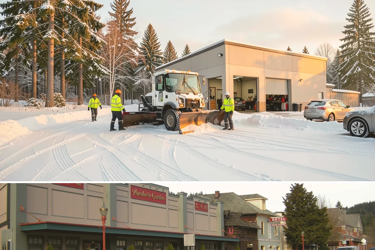 Self-Storage Facility Deicing in Issaquah, King County, WA - Deicing runs through winter, with added attention during freezing-rain events that glaze the facility's exposed drive aisles...