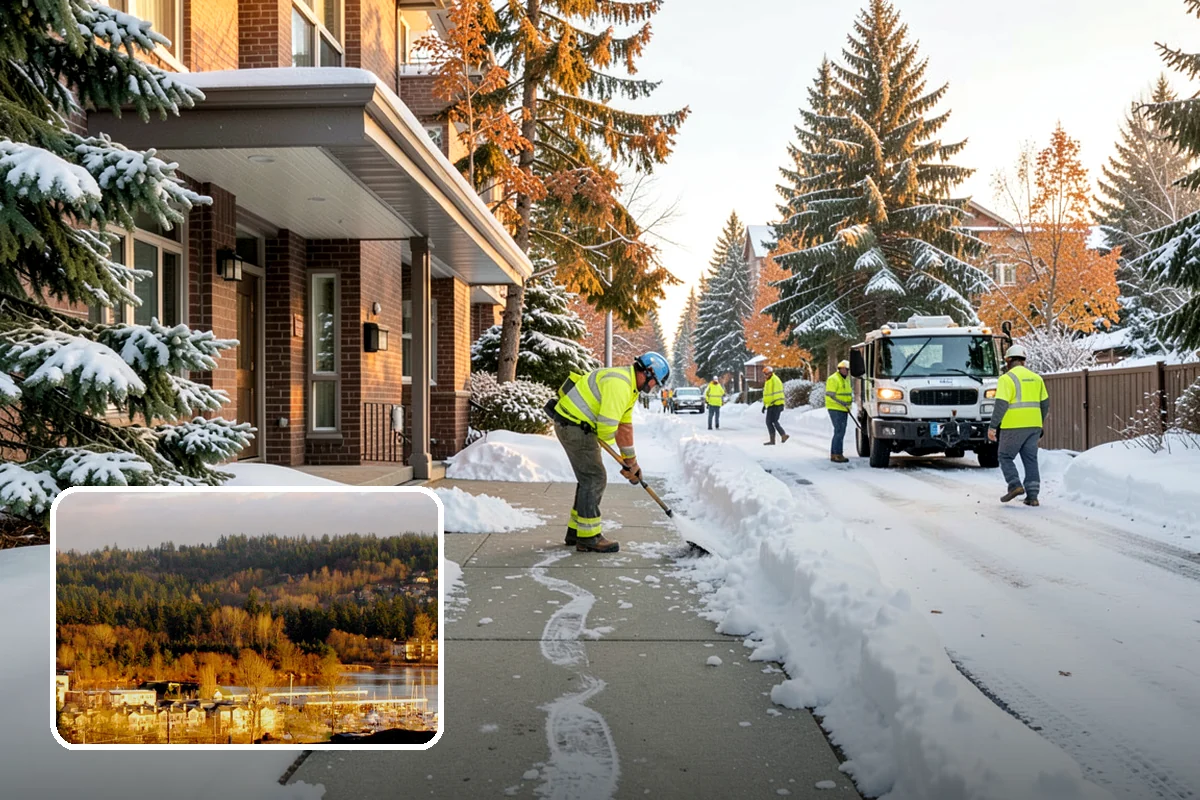 Self-Storage Facility Deicing in Kenmore, King County, WA - Keeps customers safe hauling carts to storage units