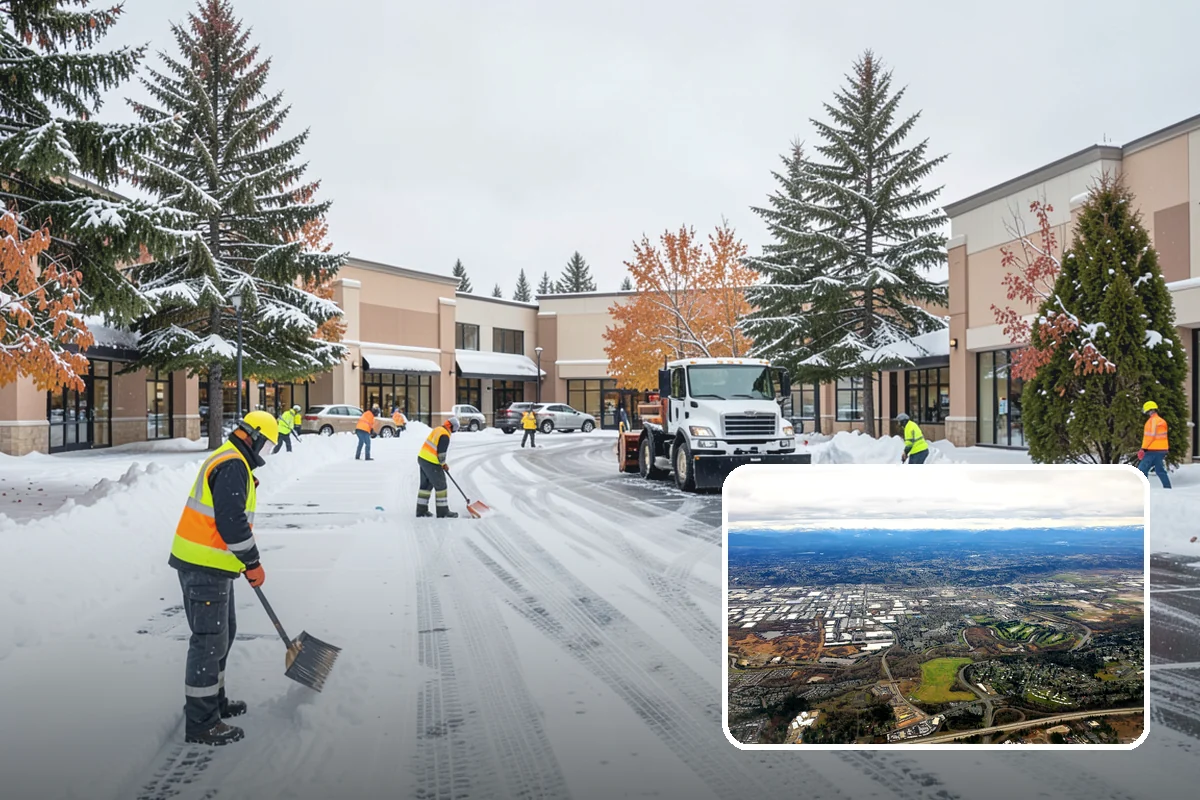 Self-Storage Facility Deicing in Kent, King County, WA - Keeps customers safe hauling carts to storage units