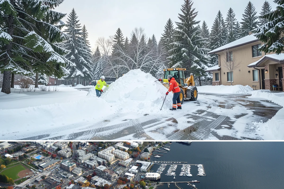 Self-Storage Facility Deicing in Kirkland, King County, WA - Deicing runs through winter, with added attention during freezing-rain events that glaze the facility's exposed drive aisles...