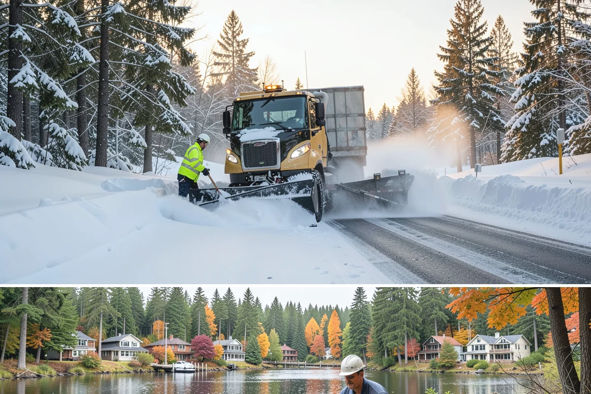 Self-Storage Facility Deicing in La Conner, Skagit County, WA - Deicing runs through winter, with added attention during freezing-rain events that glaze the facility's exposed drive aisles...