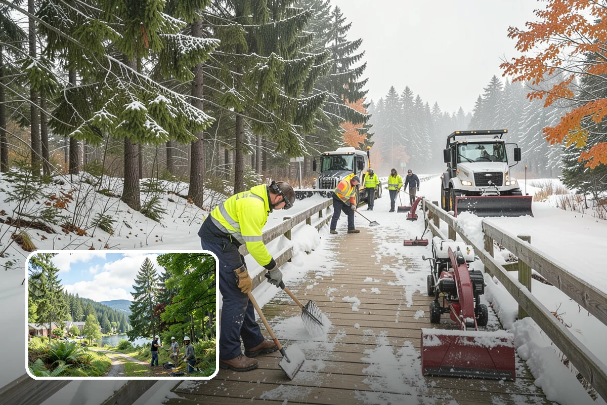 Self-Storage Facility Deicing in Lake Forest Park, King County, WA - Keeps customers safe hauling carts to storage units