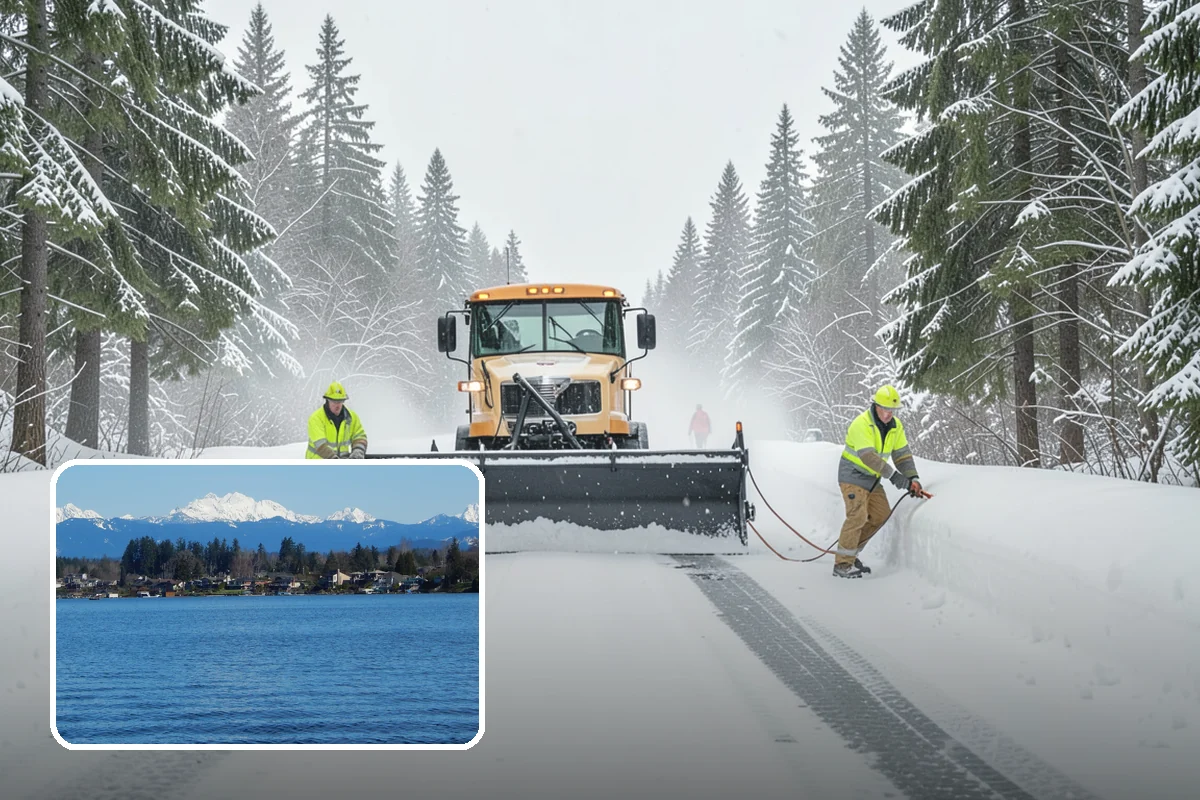 Self-Storage Facility Deicing in Lake Stevens, Snohomish County, WA - Keeps customers safe hauling carts to storage units