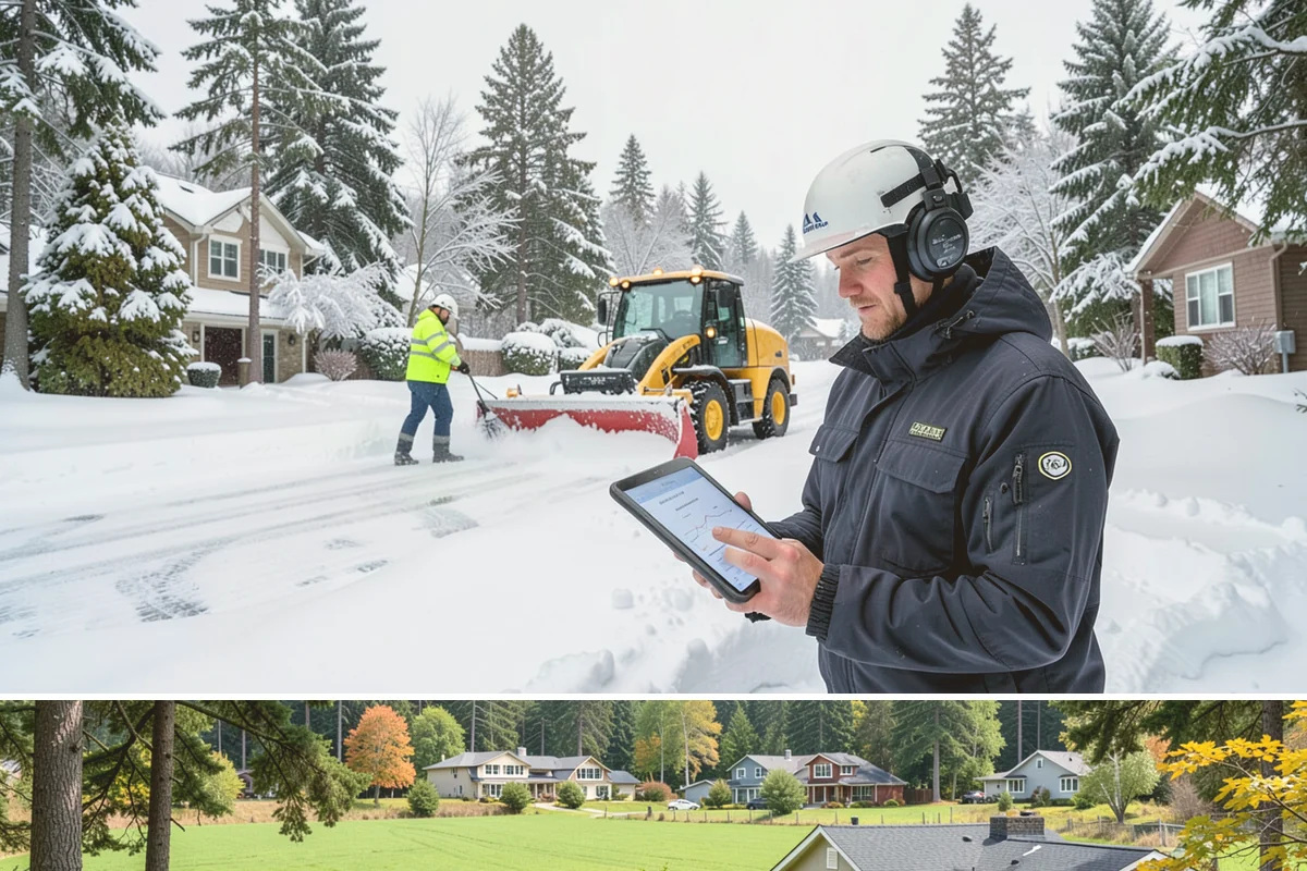 Self-Storage Facility Deicing in Lyman, Skagit County, WA - Deicing runs through winter, with added attention during freezing-rain events that glaze the facility's exposed drive aisles...