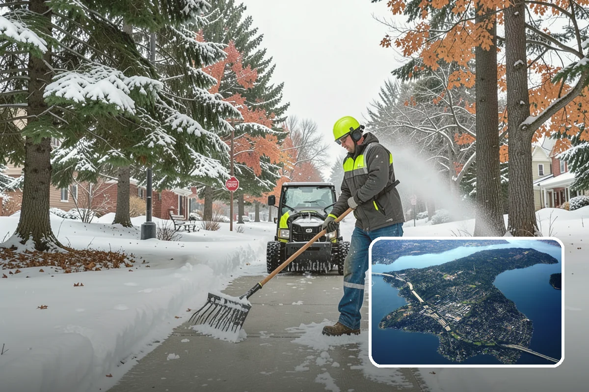 Self-Storage Facility Deicing in Mercer Island, King County, WA - Keeps customers safe hauling carts to storage units