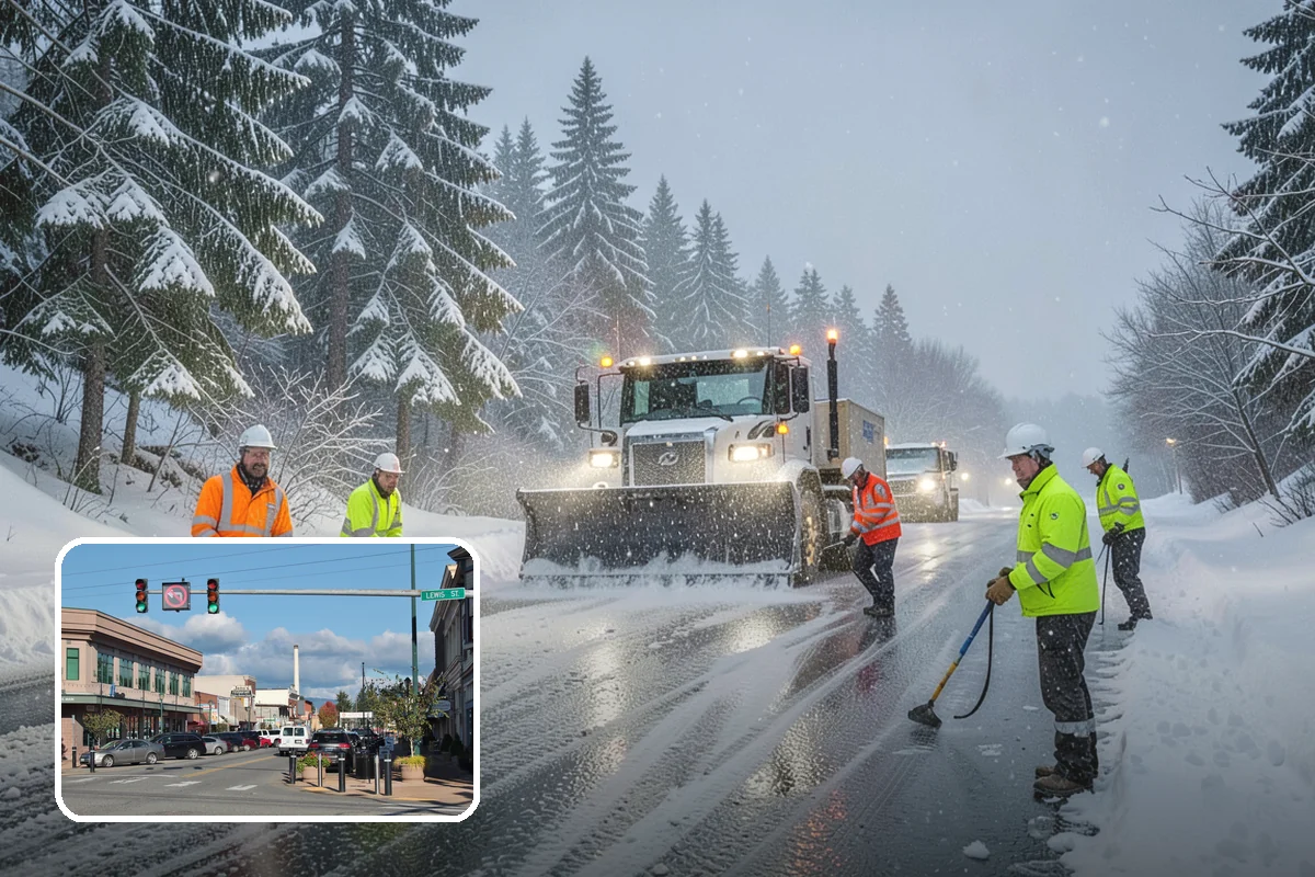 Self-Storage Facility Deicing in Monroe, Snohomish County, WA - Keeps customers safe hauling carts to storage units