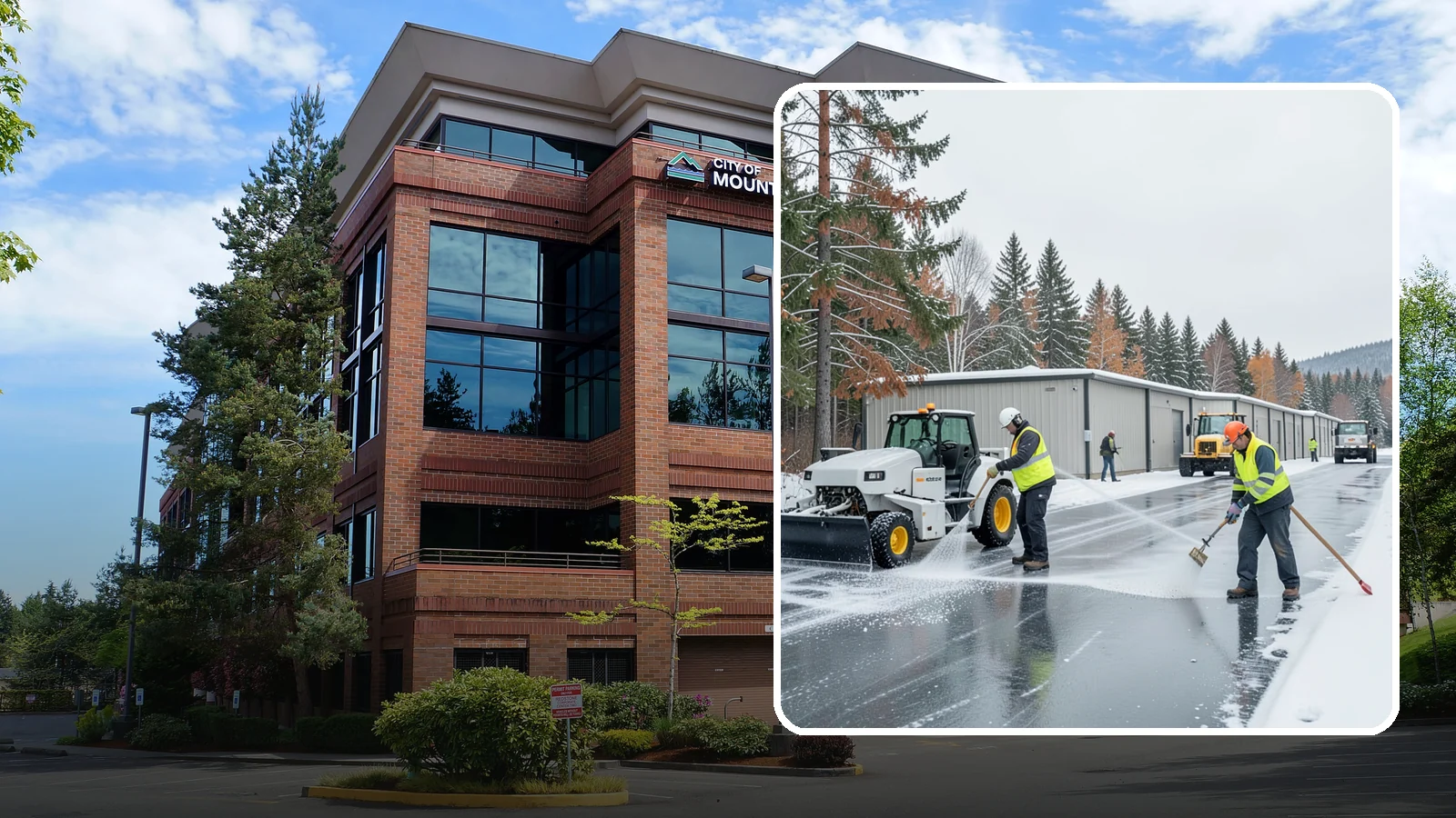Self-Storage Facility Deicing in Mountlake Terrace, Snohomish County, WA - Deicing for self-storage facilities, keeping drive aisles, unit approaches, and office entrances safe for customers hauling...