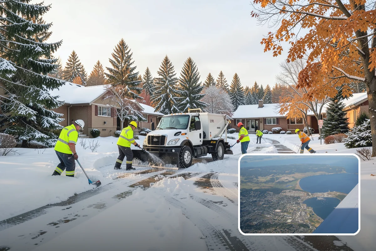 Self-Storage Facility Deicing in Oak Harbor, Island County, WA - Keeps customers safe hauling carts to storage units