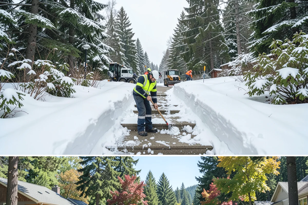 Self-Storage Facility Deicing in Orting, Pierce County, WA - Deicing runs through winter, with added attention during freezing-rain events that glaze the facility's exposed drive aisles...