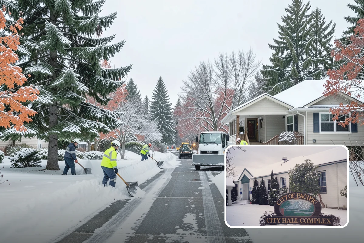 Self-Storage Facility Deicing in Pacific, King County, WA - Keeps customers safe hauling carts to storage units