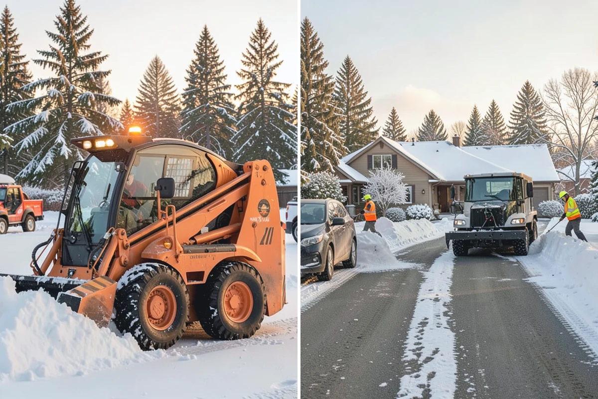 Self-Storage Facility Deicing in Renton, King County, WA - Map drive aisles, busy unit rows, and the office entrance