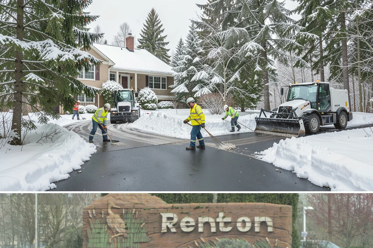 Self-Storage Facility Deicing in Renton, King County, WA - Deicing runs through winter, with added attention during freezing-rain events that glaze the facility's exposed drive aisles...