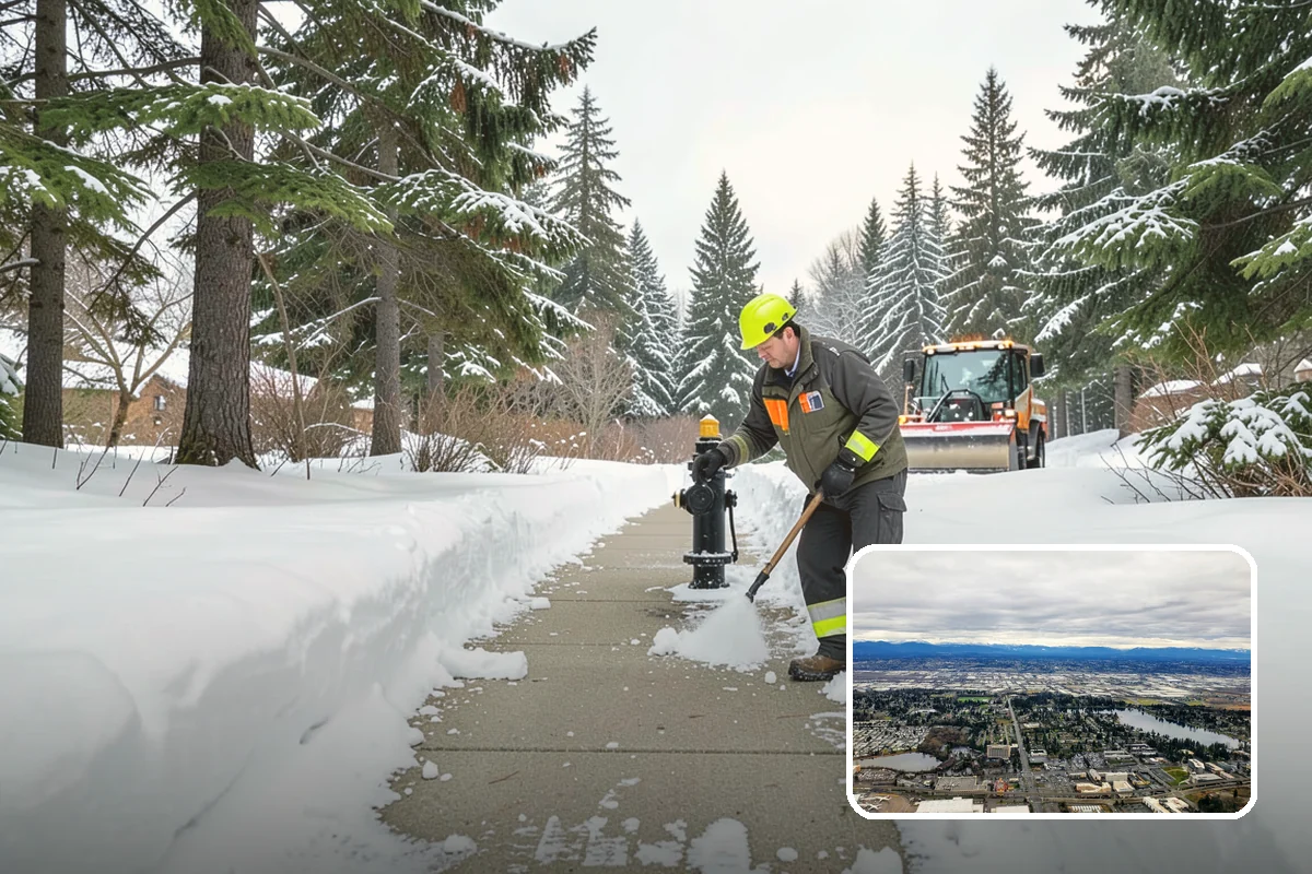 Self-Storage Facility Deicing in SeaTac, King County, WA - Keeps customers safe hauling carts to storage units