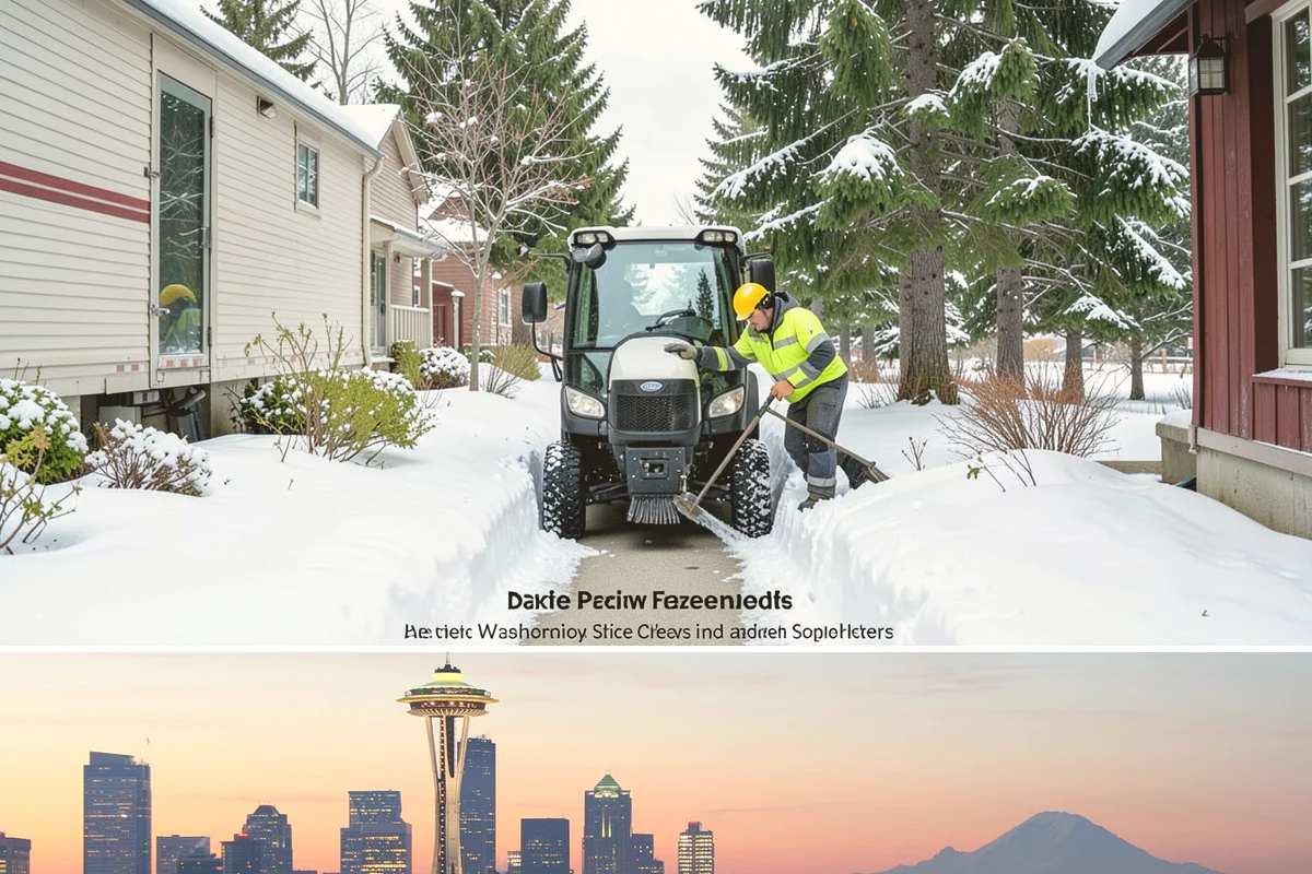 Self-Storage Facility Deicing in Seattle, King County, WA - Deicing runs through winter, with added attention during freezing-rain events that glaze the facility's exposed drive aisles...