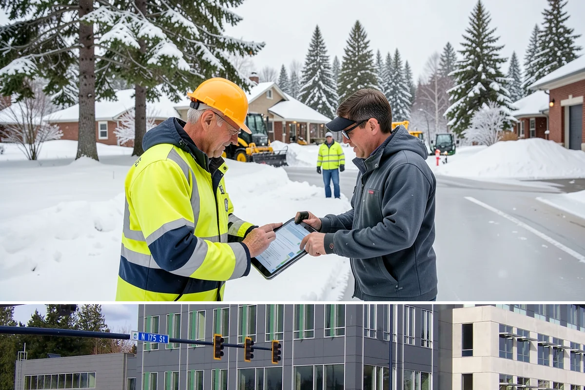 Self-Storage Facility Deicing in Shoreline, King County, WA - Deicing runs through winter, with added attention during freezing-rain events that glaze the facility's exposed drive aisles...