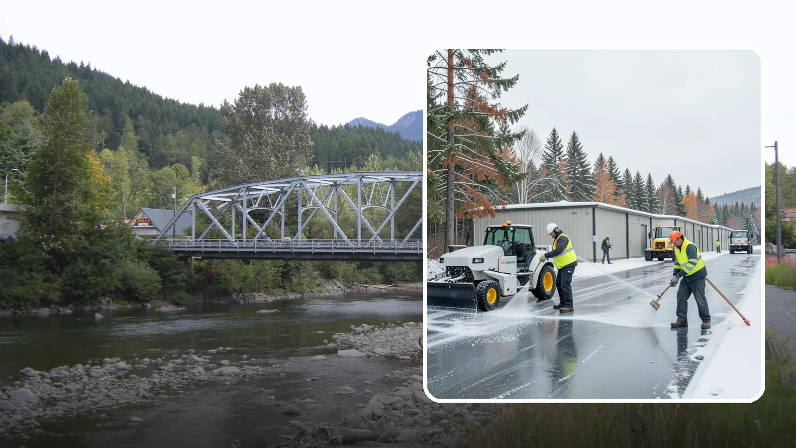Self-Storage Facility Deicing in Skykomish, King County, WA - Deicing for self-storage facilities, keeping drive aisles, unit approaches, and office entrances safe for customers hauling...
