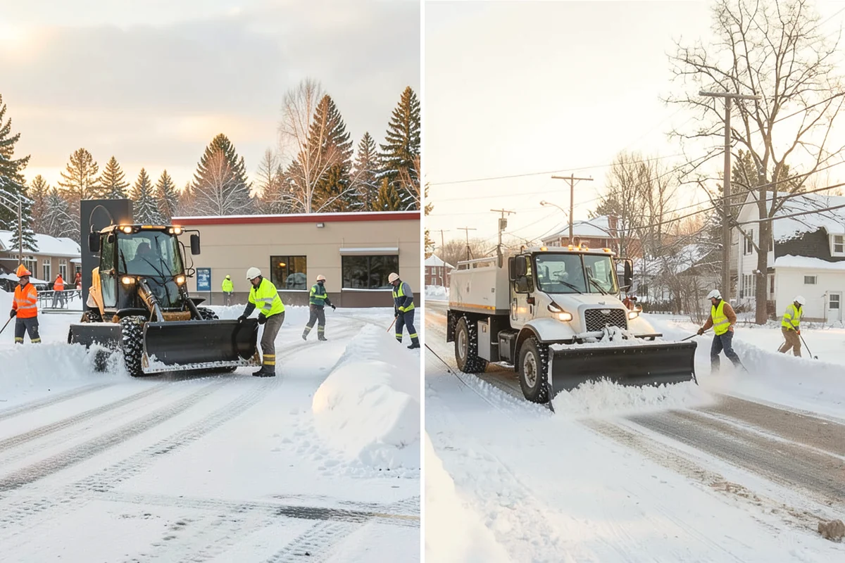 Self-Storage Facility Deicing in Steilacoom, Pierce County, WA - Map drive aisles, busy unit rows, and the office entrance