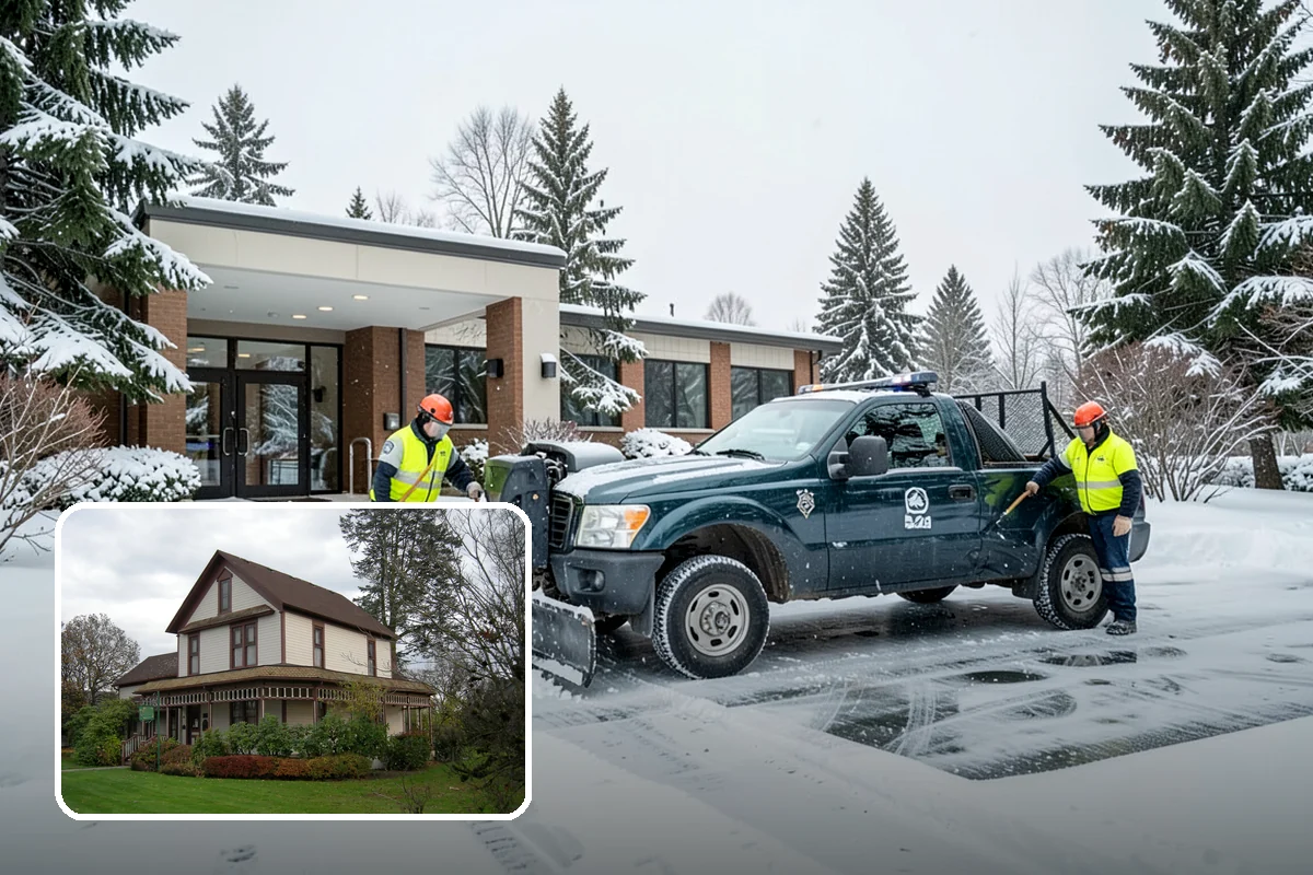 Self-Storage Facility Deicing in Sumner, Pierce County, WA - Keeps customers safe hauling carts to storage units