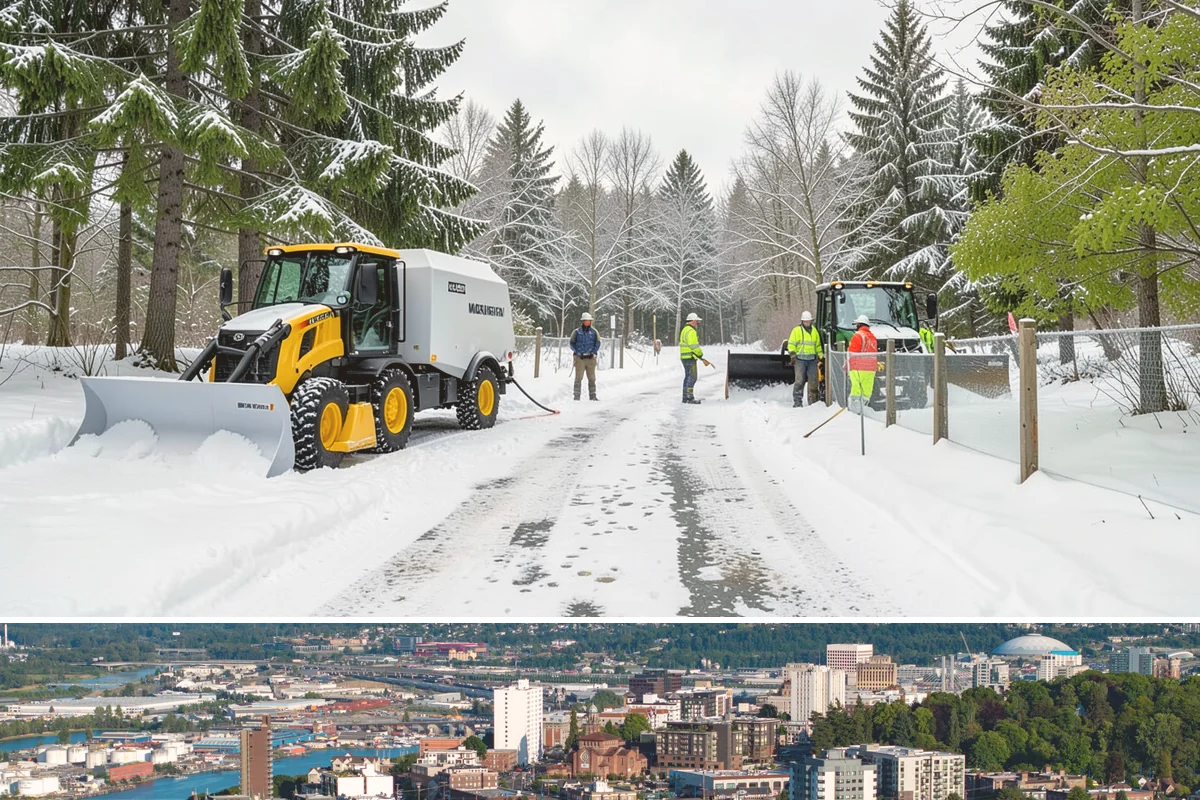 Self-Storage Facility Deicing in Tacoma, Pierce County, WA - Deicing runs through winter, with added attention during freezing-rain events that glaze the facility's exposed drive aisles...