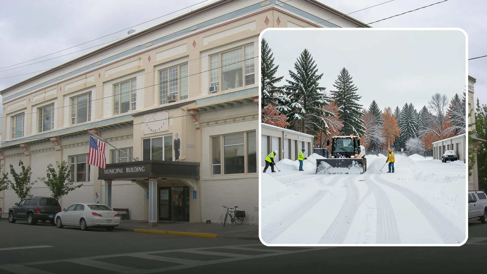 Self-Storage Facility Parking Lot Snow Removal in Anacortes, Skagit County, WA - We clear self-storage drive aisles and gate approaches so Western Washington customers reach their units through winter.