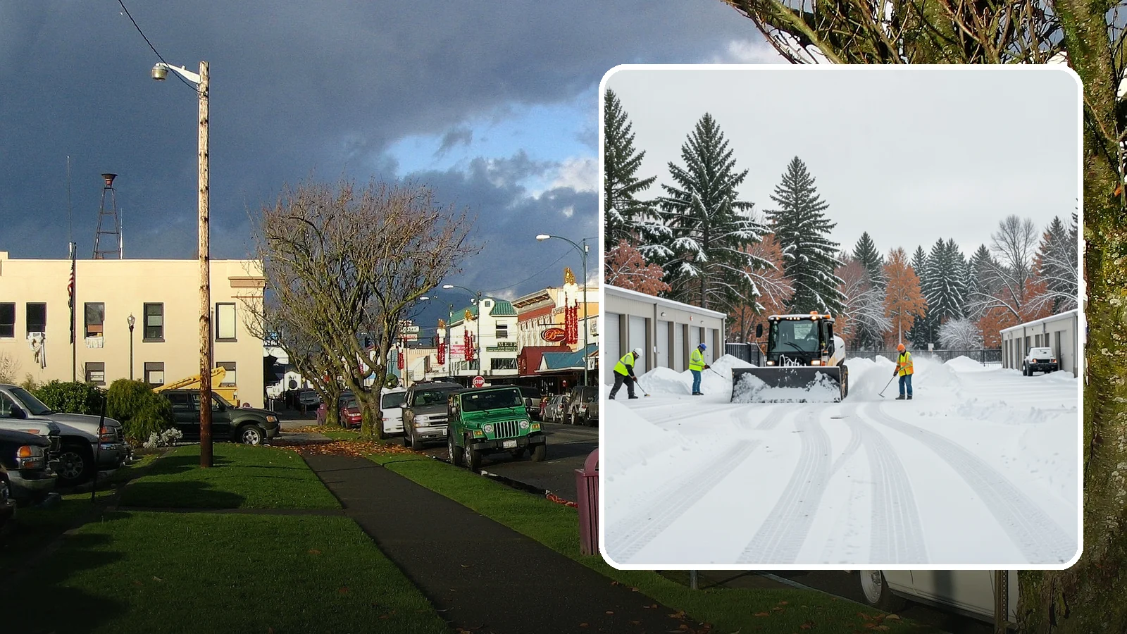 Self-Storage Facility Parking Lot Snow Removal in Arlington, Snohomish County, WA - We clear self-storage drive aisles and gate approaches so Western Washington customers reach their units through winter.