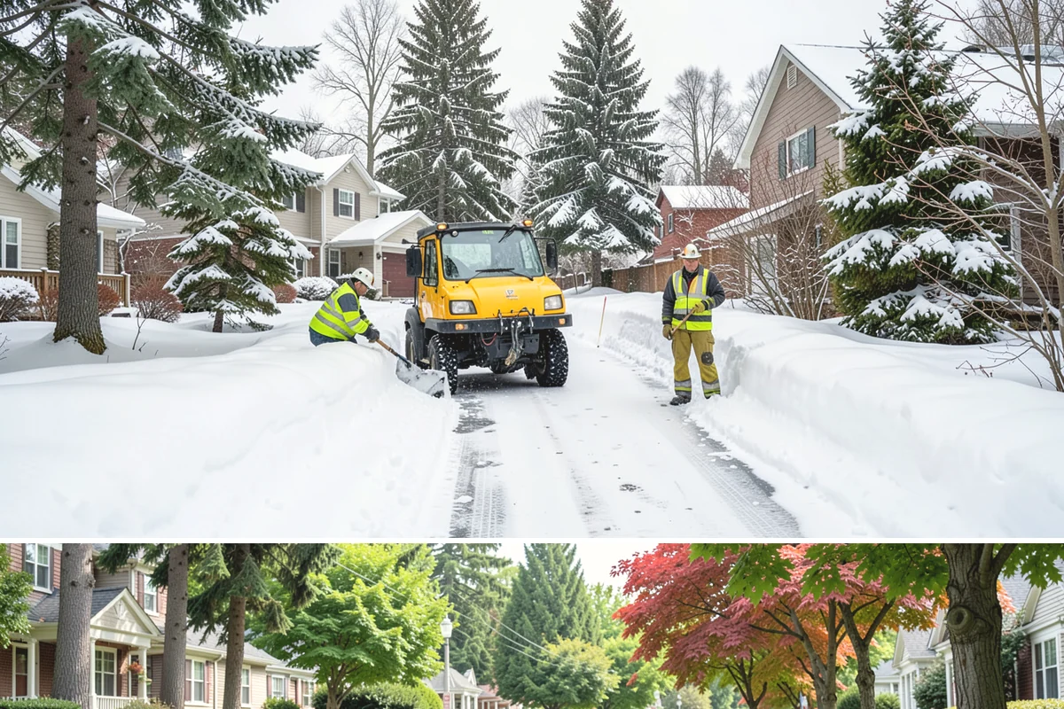 Self-Storage Facility Parking Lot Snow Removal in Beaux Arts Village, King County, WA - Self-storage lots in Western Washington need the most winter service from December through February, when infrequent visits still...