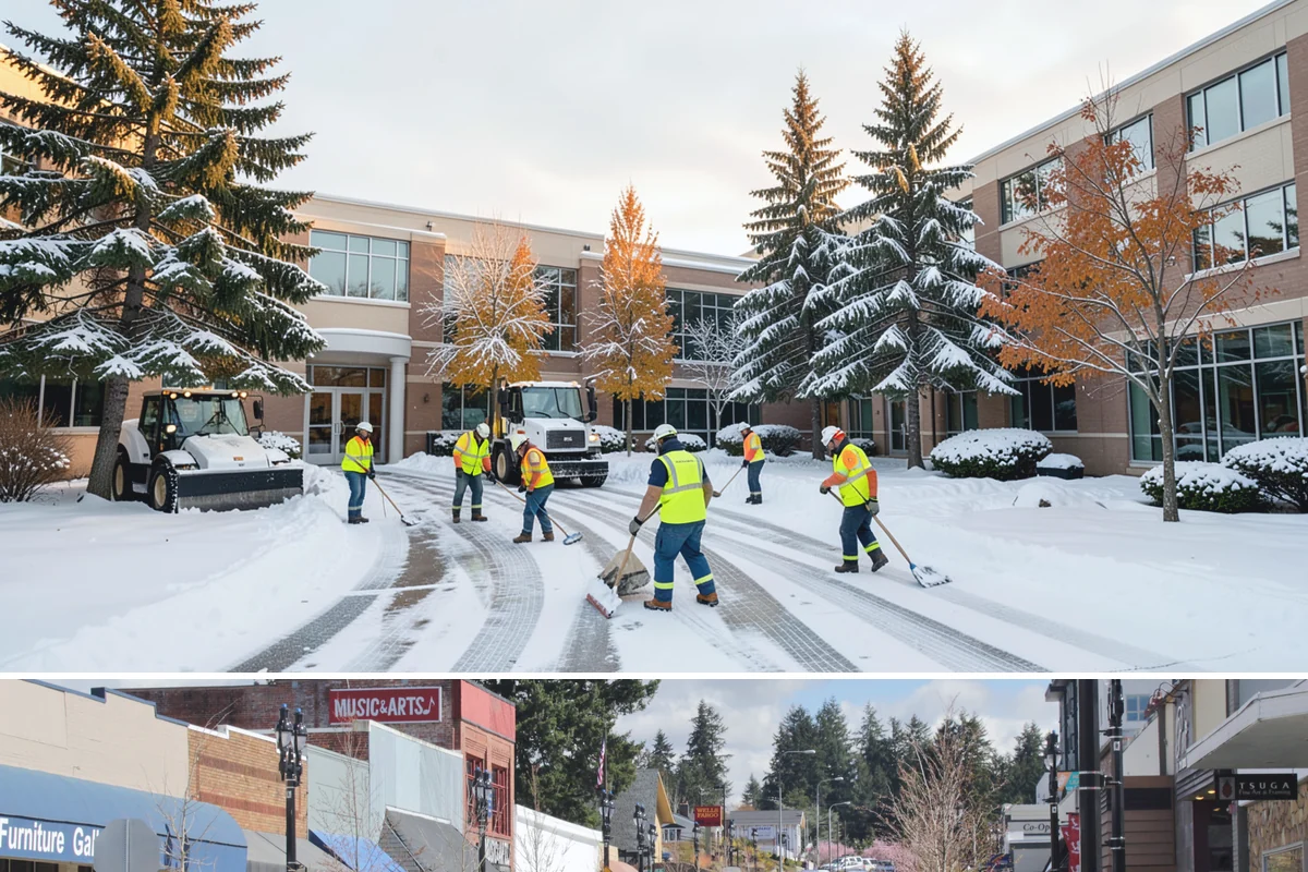 Self-Storage Facility Parking Lot Snow Removal in Bothell, King County, WA - Self-storage lots in Western Washington need the most winter service from December through February, when infrequent visits still...