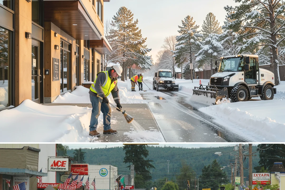 Self-Storage Facility Parking Lot Snow Removal in Carnation, King County, WA - Self-storage lots in Western Washington need the most winter service from December through February, when infrequent visits still...