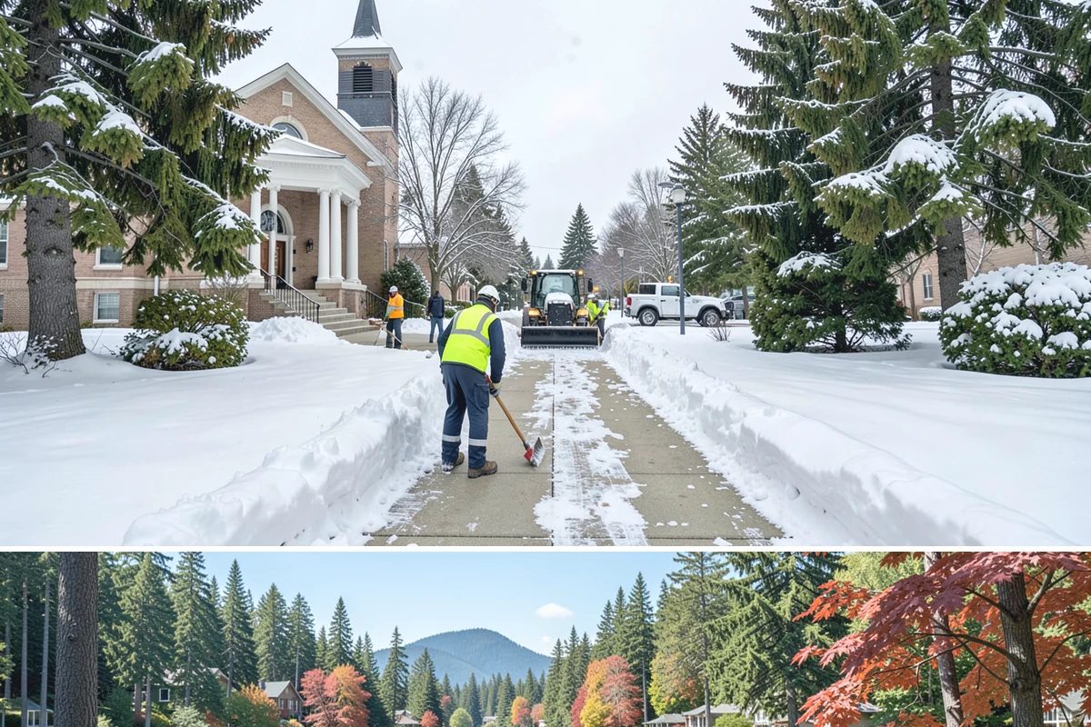 Self-Storage Facility Parking Lot Snow Removal in Covington, King County, WA - Self-storage lots in Western Washington need the most winter service from December through February, when infrequent visits still...