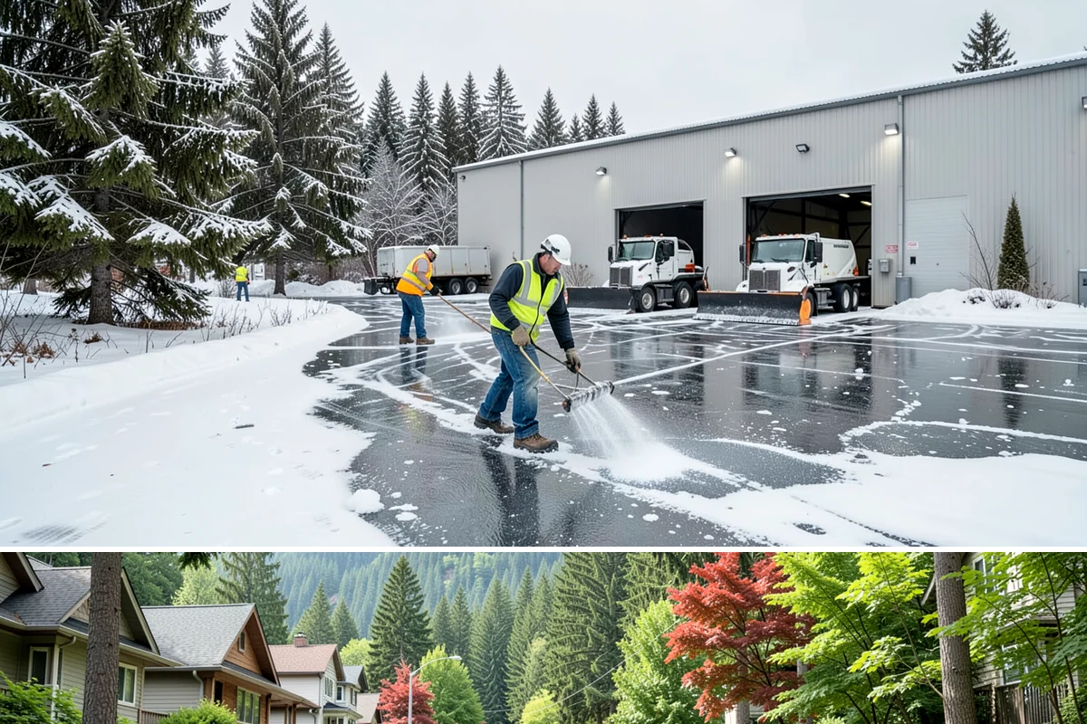 Self-Storage Facility Parking Lot Snow Removal in Darrington, Snohomish County, WA - Self-storage lots in Western Washington need the most winter service from December through February, when infrequent visits still...