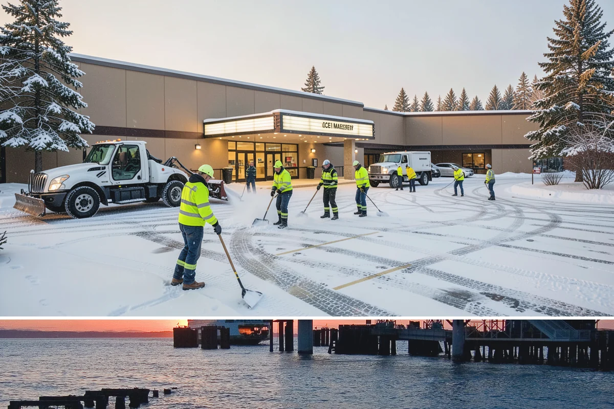 Self-Storage Facility Parking Lot Snow Removal in Edmonds, Snohomish County, WA - Self-storage lots in Western Washington need the most winter service from December through February, when infrequent visits still...