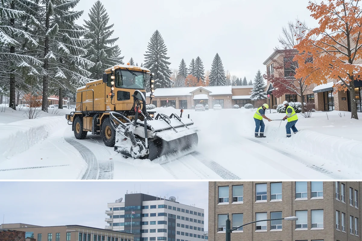 Self-Storage Facility Parking Lot Snow Removal in Everett, Snohomish County, WA - Self-storage lots in Western Washington need the most winter service from December through February, when infrequent visits still...