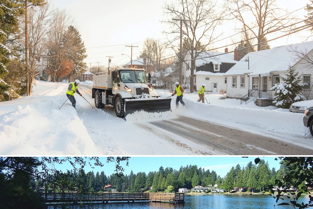 Self-Storage Facility Parking Lot Snow Removal in Federal Way, King County, WA - Self-storage lots in Western Washington need the most winter service from December through February, when infrequent visits still...