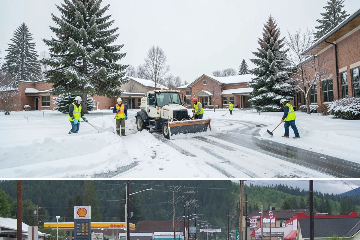 Self-Storage Facility Parking Lot Snow Removal in Granite Falls, Snohomish County, WA - Self-storage lots in Western Washington need the most winter service from December through February, when infrequent visits still...