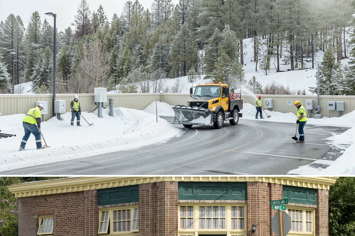 Self-Storage Facility Parking Lot Snow Removal in Hamilton, Skagit County, WA - Self-storage lots in Western Washington need the most winter service from December through February, when infrequent visits still...