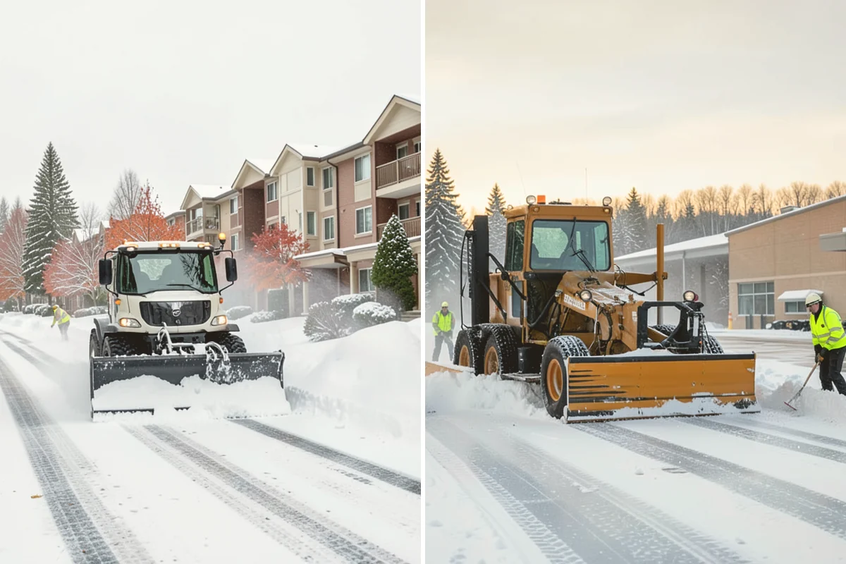 Self-Storage Facility Parking Lot Snow Removal in Index, Snohomish County, WA - Map drive aisles, the gate approach, and loading zones