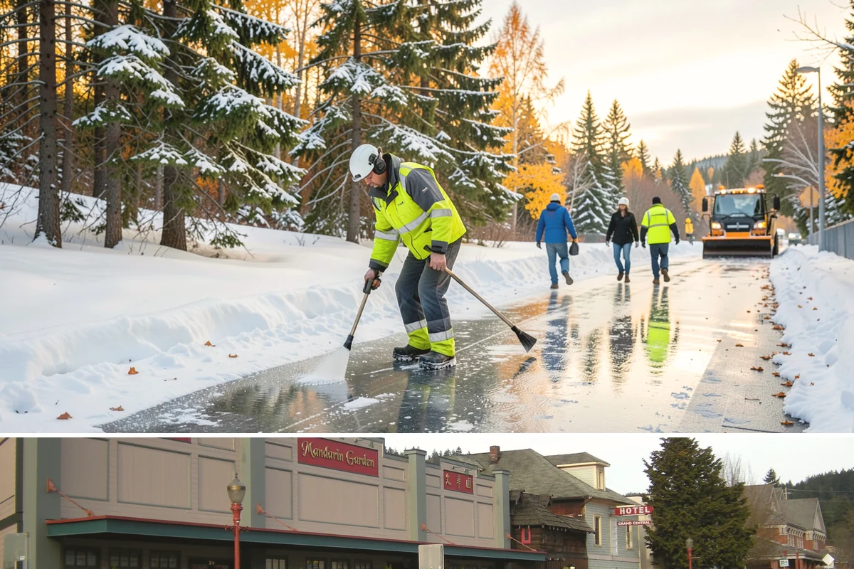 Self-Storage Facility Parking Lot Snow Removal in Issaquah, King County, WA - Self-storage lots in Western Washington need the most winter service from December through February, when infrequent visits still...