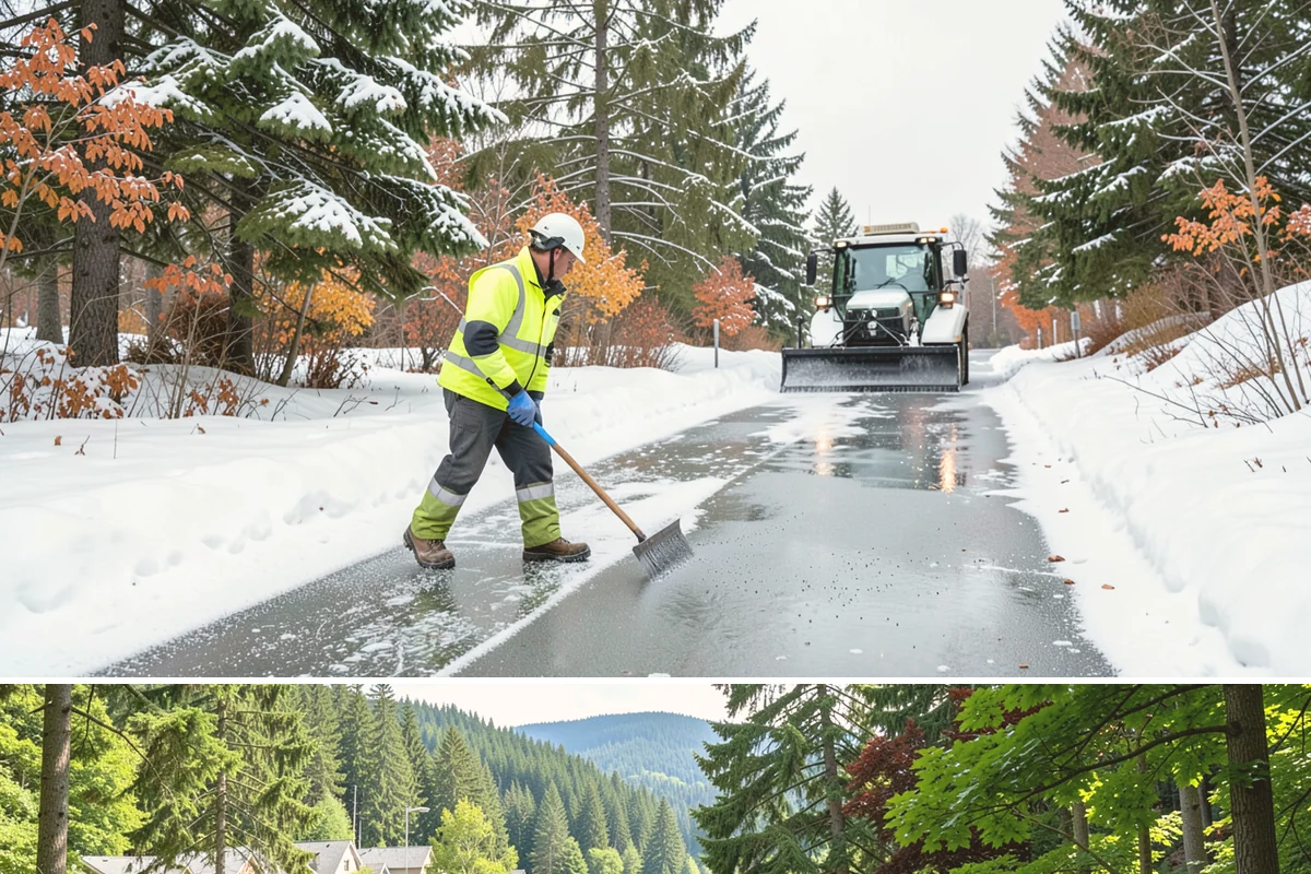 Self-Storage Facility Parking Lot Snow Removal in Lake Forest Park, King County, WA - Self-storage lots in Western Washington need the most winter service from December through February, when infrequent visits still...