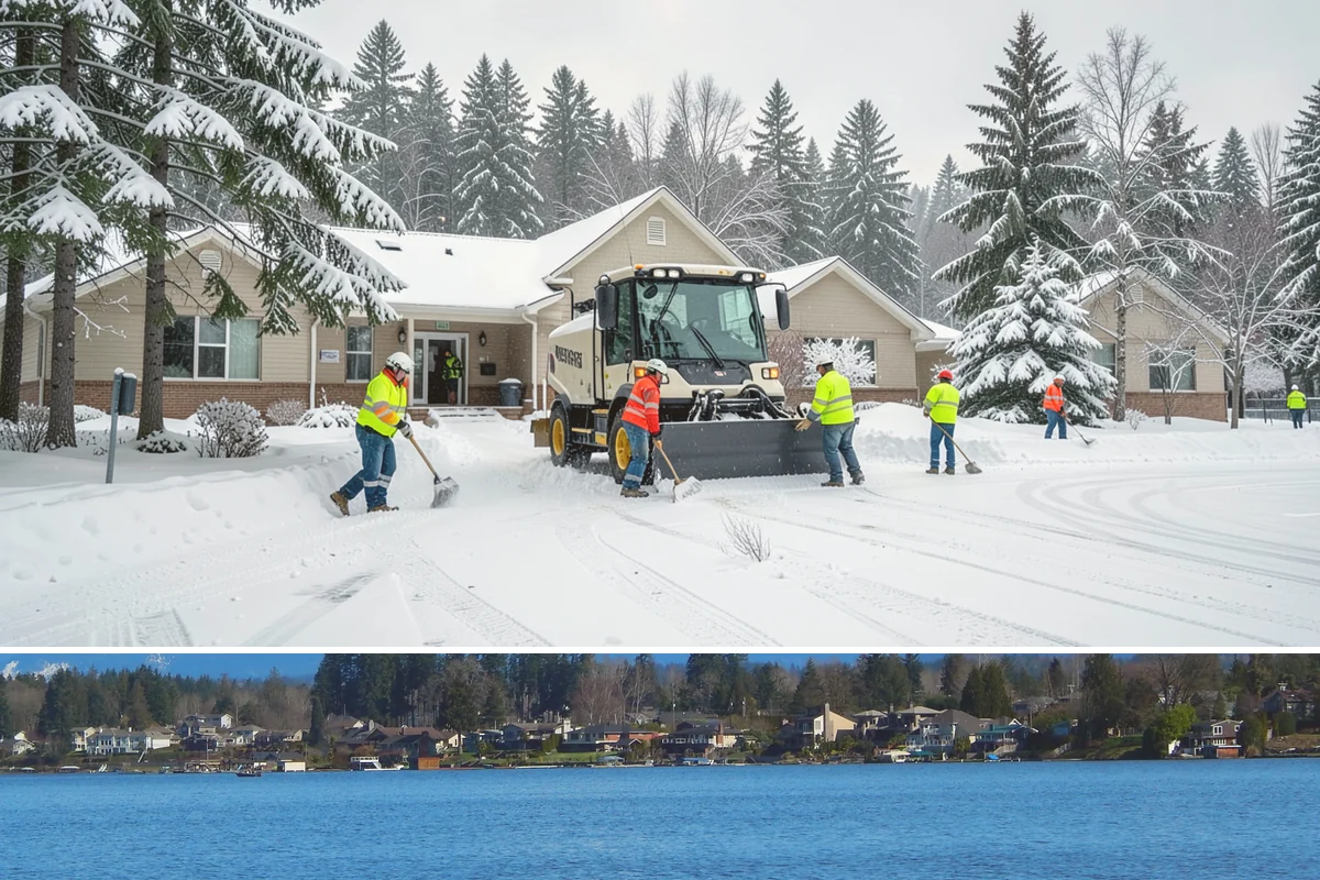 Self-Storage Facility Parking Lot Snow Removal in Lake Stevens, Snohomish County, WA - Self-storage lots in Western Washington need the most winter service from December through February, when infrequent visits still...