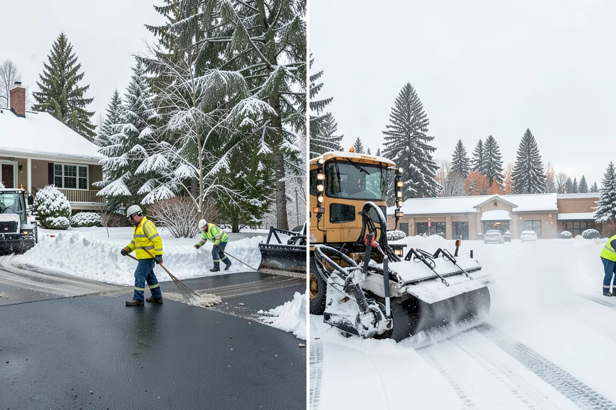 Self-Storage Facility Parking Lot Snow Removal in Lakewood, Pierce County, WA - Map drive aisles, the gate approach, and loading zones