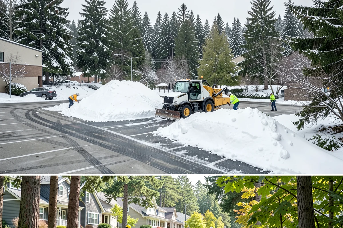 Self-Storage Facility Parking Lot Snow Removal in Normandy Park, King County, WA - Self-storage lots in Western Washington need the most winter service from December through February, when infrequent visits still...