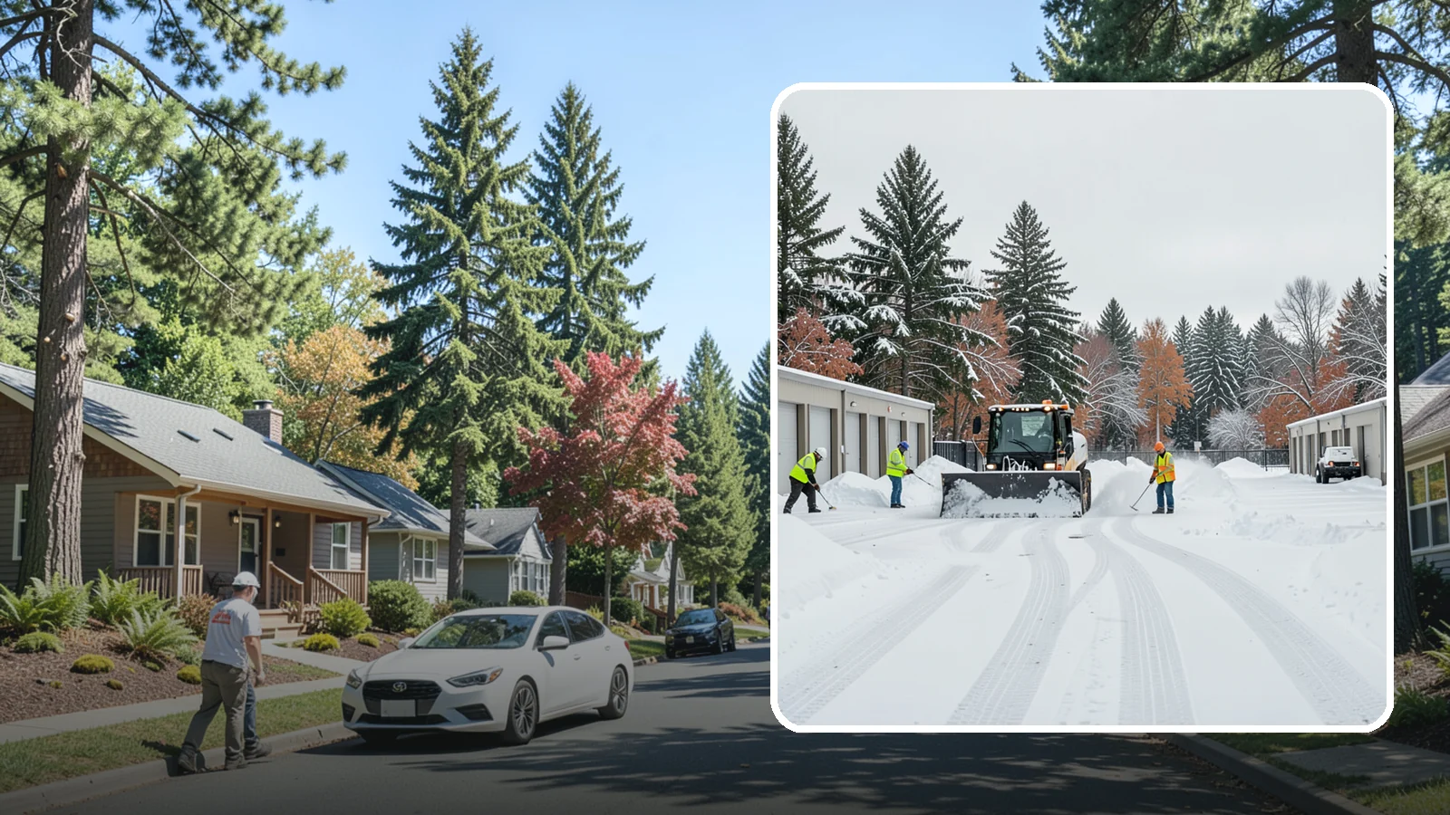 Self-Storage Facility Parking Lot Snow Removal in Orting, Pierce County, WA - We clear self-storage drive aisles and gate approaches so Western Washington customers reach their units through winter.