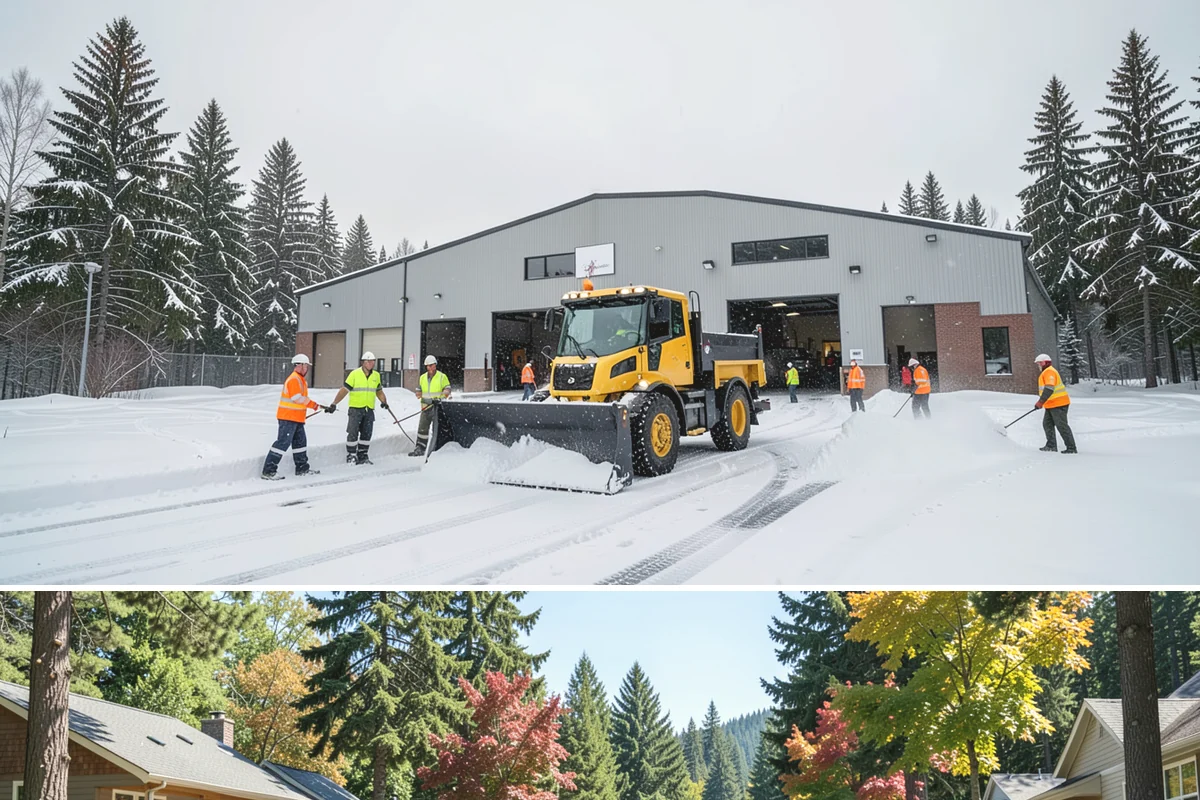Self-Storage Facility Parking Lot Snow Removal in Orting, Pierce County, WA - Self-storage lots in Western Washington need the most winter service from December through February, when infrequent visits still...
